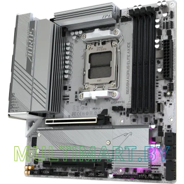 Материнская плата Gigabyte B650M Aorus Elite AX Ice картинка 3